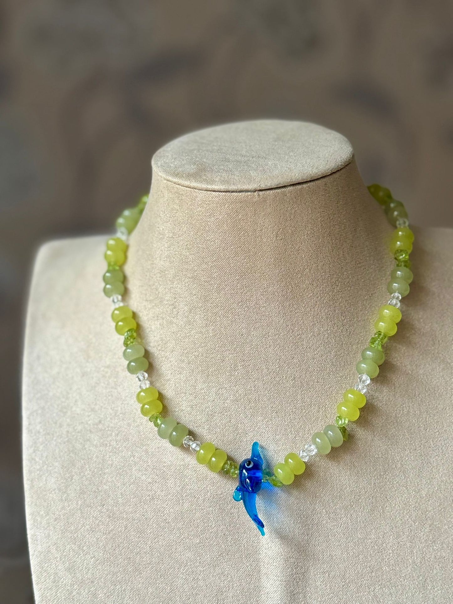 Collar Delfín Cristal