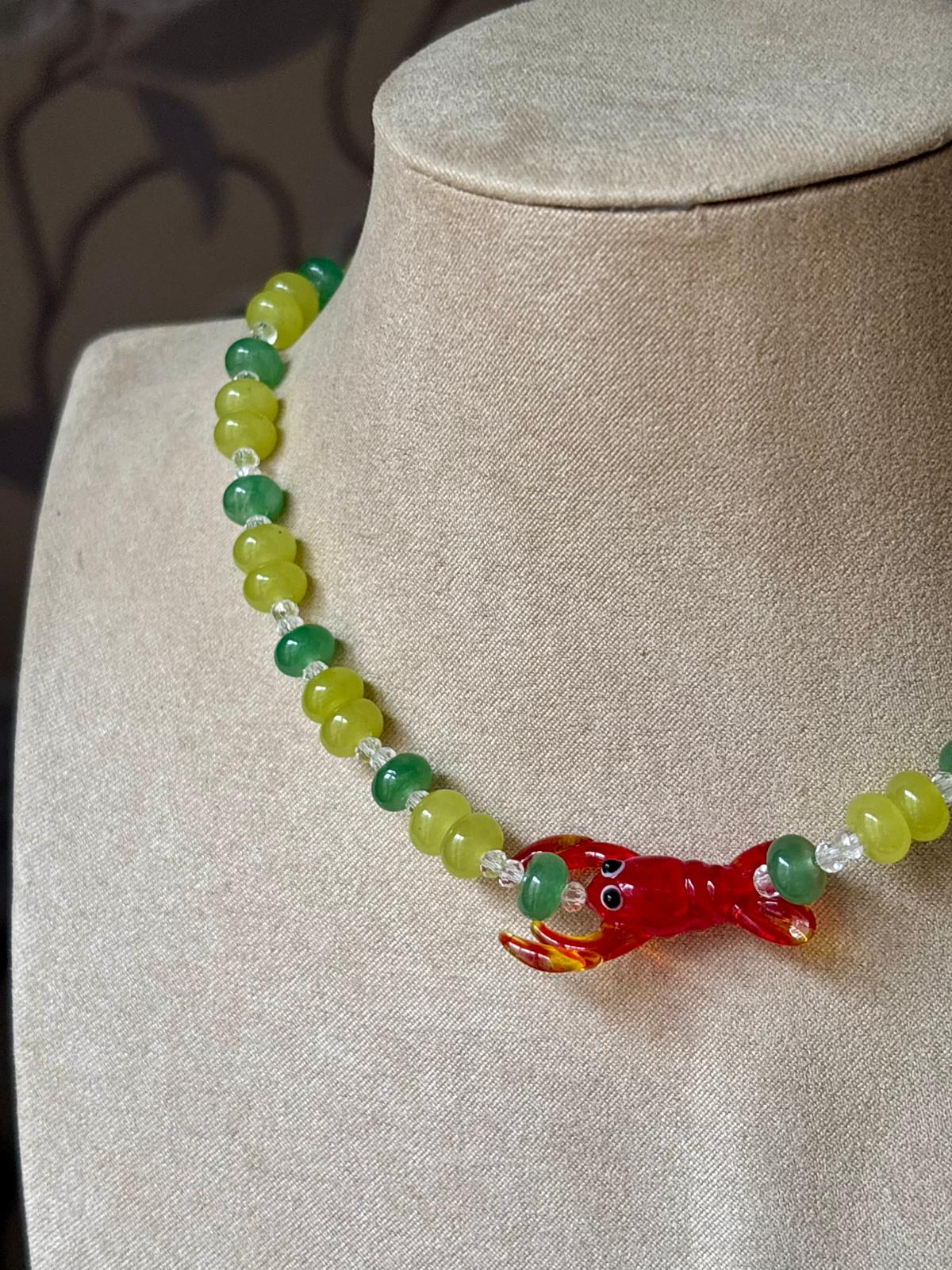 Collar Langosta Cristal