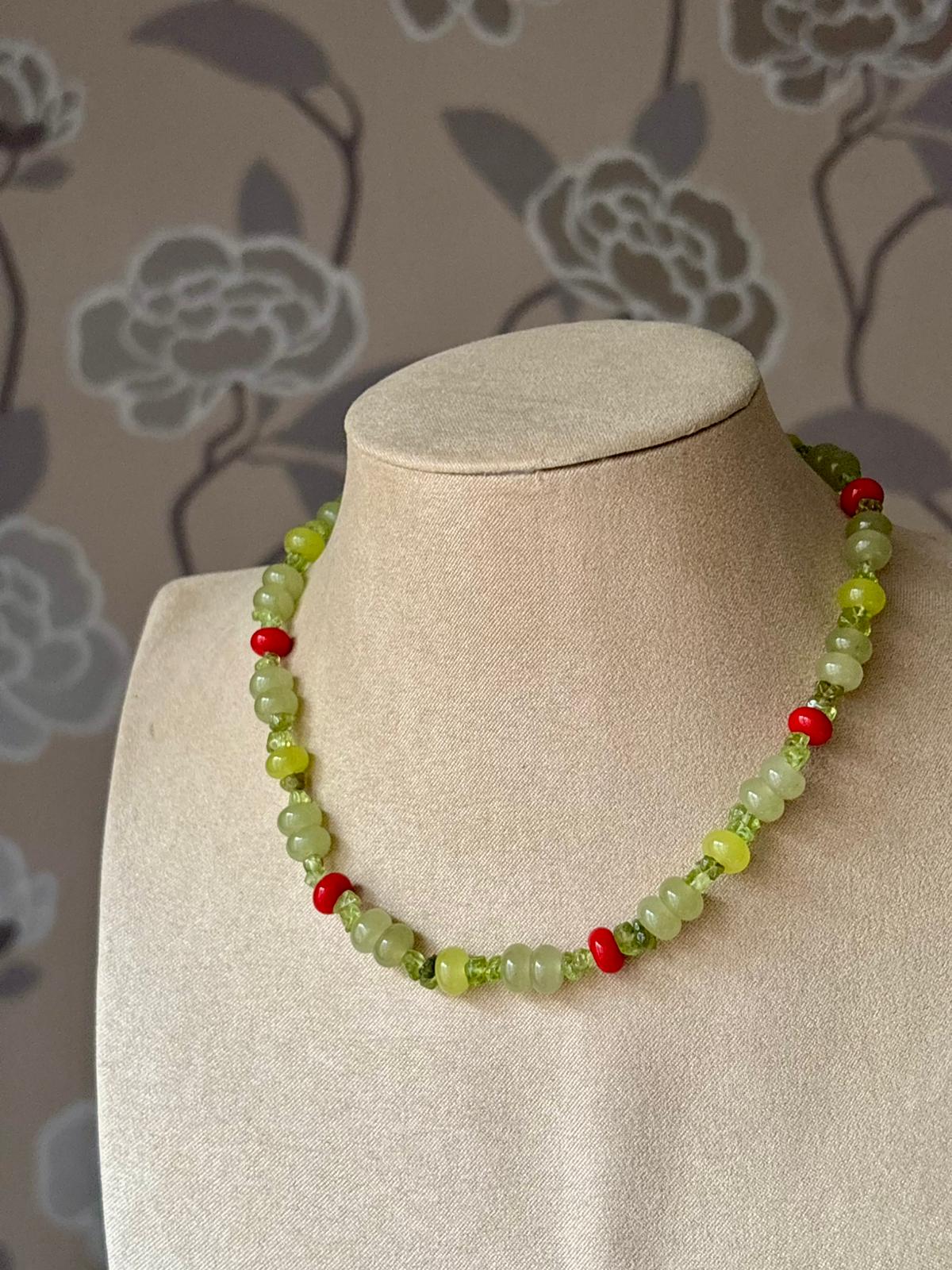 Collar Piedras verde