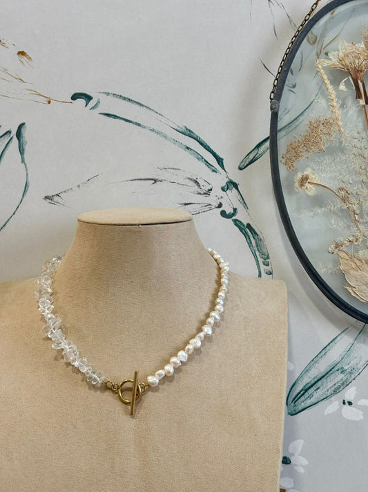 Collar Piedras White