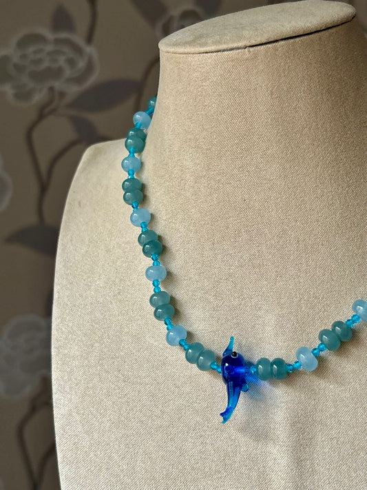 Collar Delfín Cristal