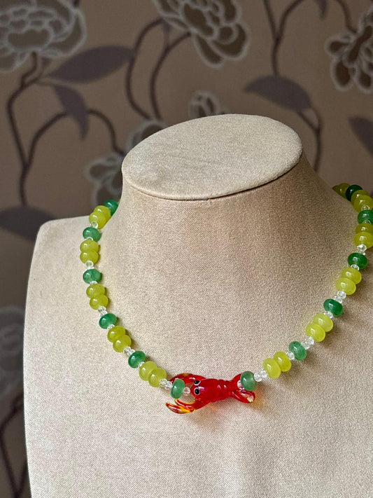 Collar Langosta Cristal