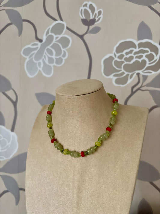 Collar Piedras verde