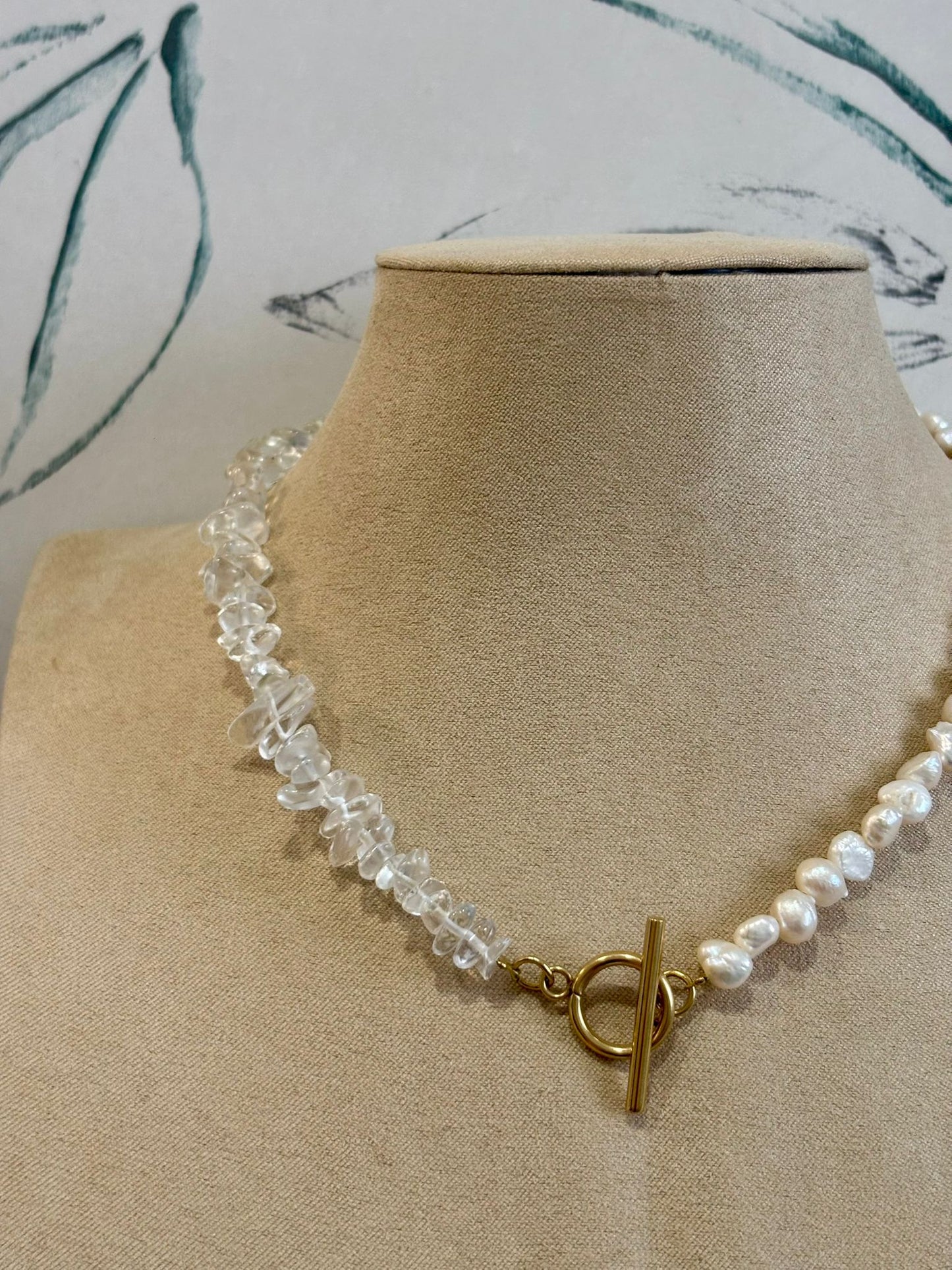Collar Piedras White